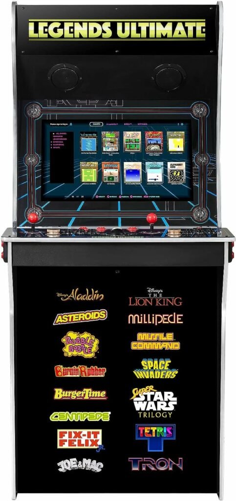 At Games Legends Ultimate 300 Game Arcade Machine, Full Size Retro Gaming, 24 Monitor, Wifi/HDMI/USB