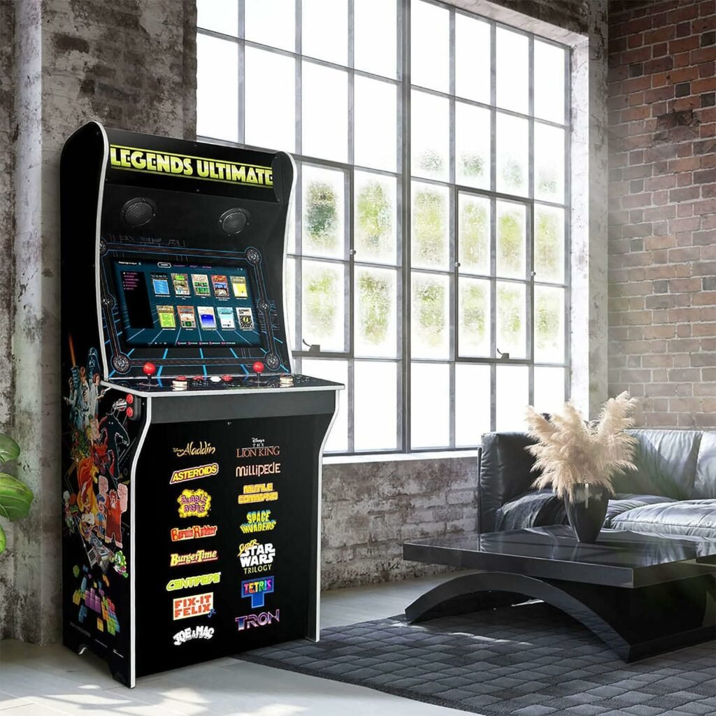 At Games Legends Ultimate 300 Game Arcade Machine, Full Size Retro Gaming, 24 Monitor, Wifi/HDMI/USB