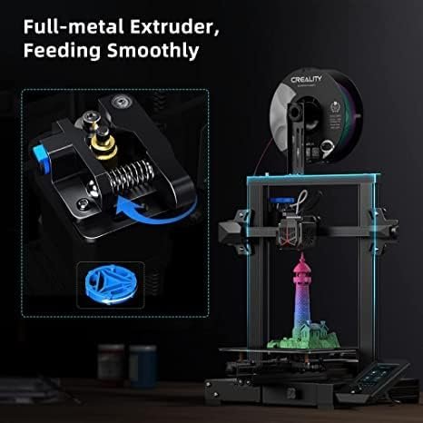 Creality Ender 3 V2 Neo 3D Printer with CR Touch Auto Leveling,PC Steel Printing Platform,Metal Bowden Extruder,Model Preview Function 3D Printers 95% Pre-Install for Beginners and Pro (220*220*250mm)