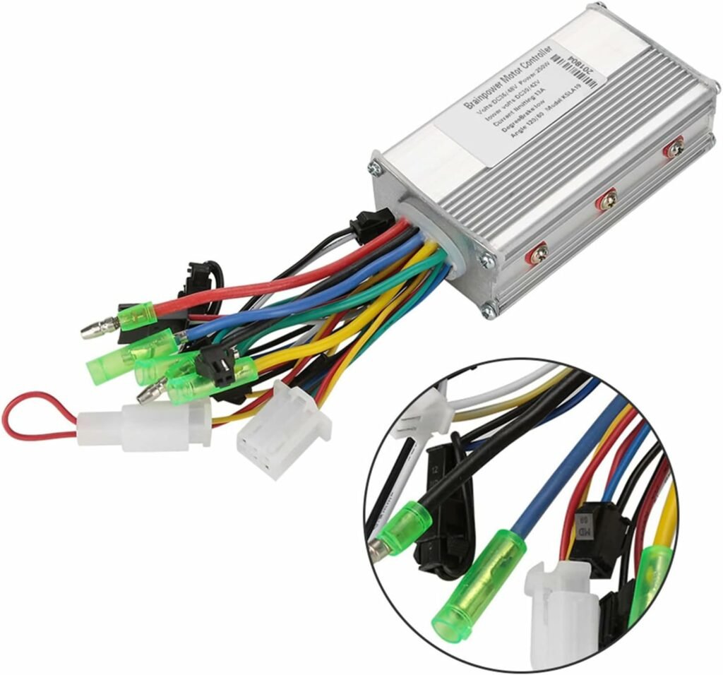 Dilwe 36V/48V 250W Motor Brushless Controller Aluminium Sine Wave Controller Electric Bicycle Brushless Motor Controller For E-bike  Scooter