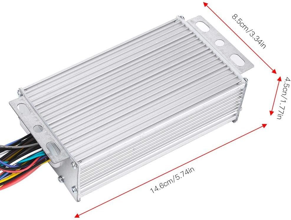 E-bike Controller, 500W Waterproof Electric Motor Controller Brushless Motor Speed Controller Kit with LCD Panel for Electric Bike/Scooter(48V)