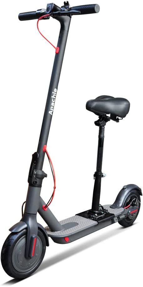 Height Adjustable Easy to Install Electric Scooter Seat, Built-in Shock Absorber, Quick Release Folding Mechanism, Fits Various E-Scooters, Cushioned for a Comfortable Ride