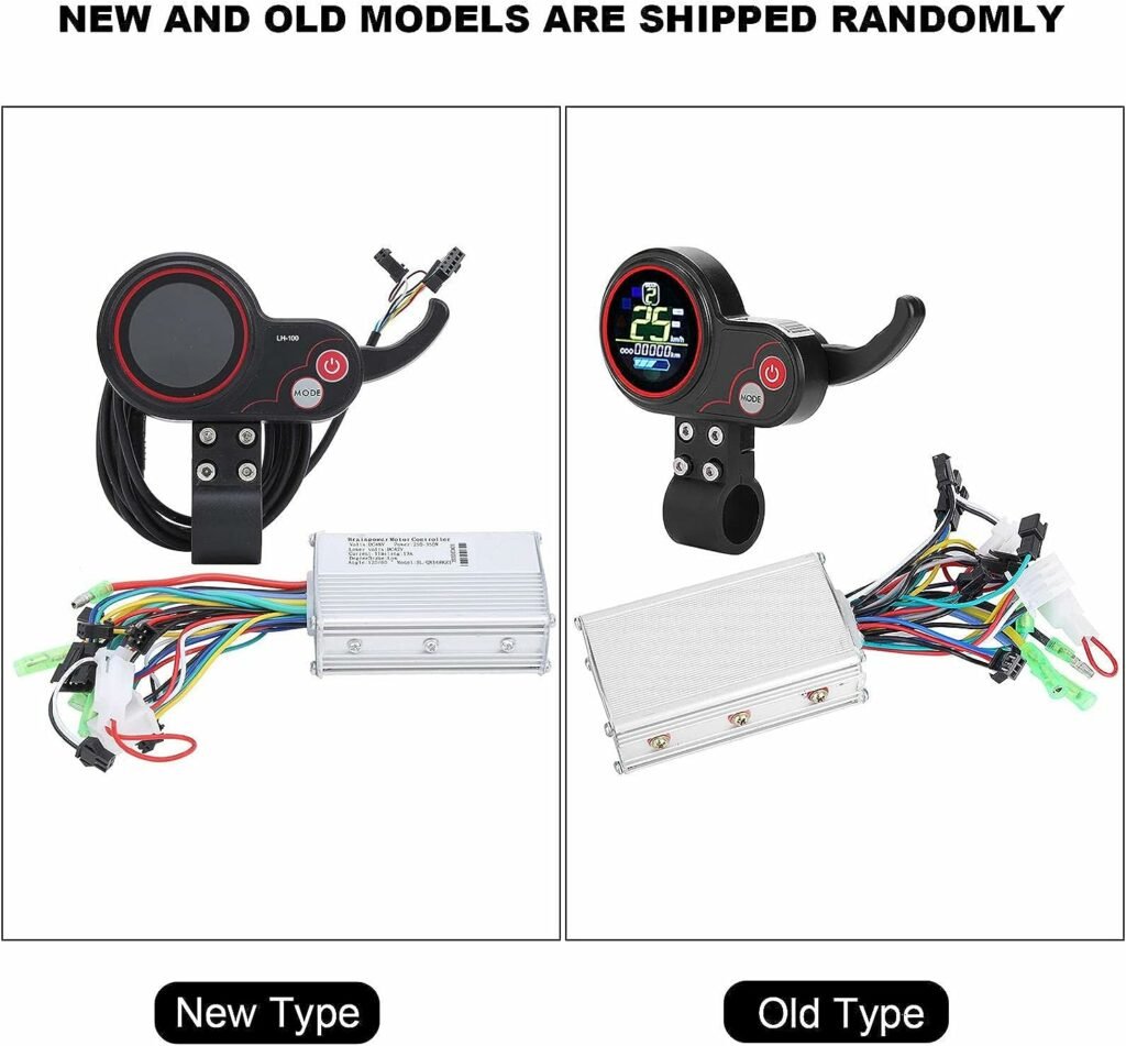 Jadeshay Scooter Controller - Brushless Motor Controller LCD Display Control Panel with Shift Switch Accessory Scooter Motor Controller, Electric Bike Bicycle Scooter Controller(48V)