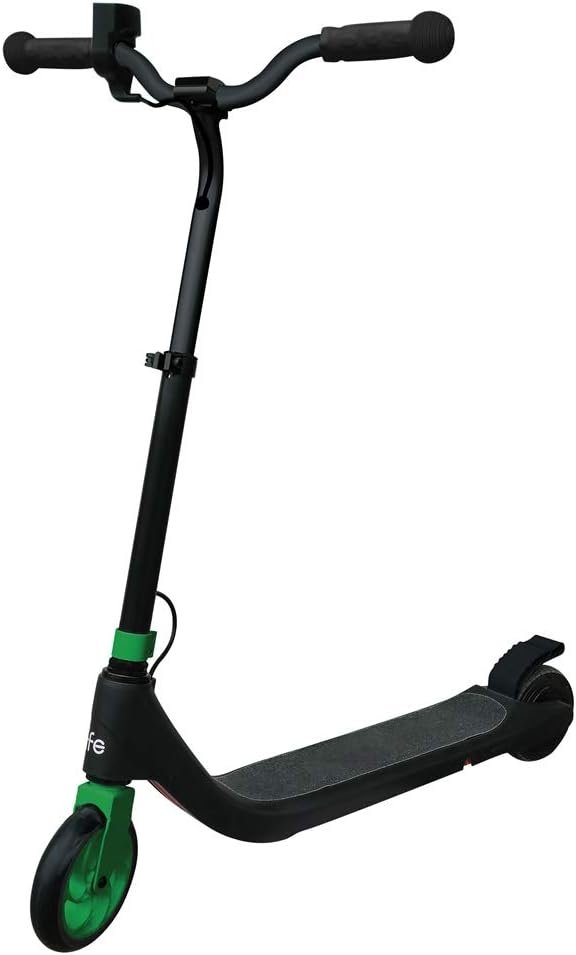 Li-Fe 120 PRO Lithium Electric E-Scooter with Powerful Rechargeable Battery  120W Motor, adjustable handlebar and Lightweight Design, Black