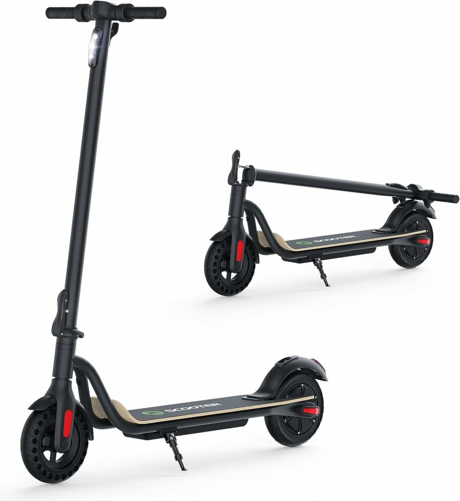 M MEGAWHEELS Electric Scooter, 3 Gears, Max Speed 25 km/h, 22 KM Powerful Battery with 8 Tires Foldable Electric Scooter for Adults, Teenager