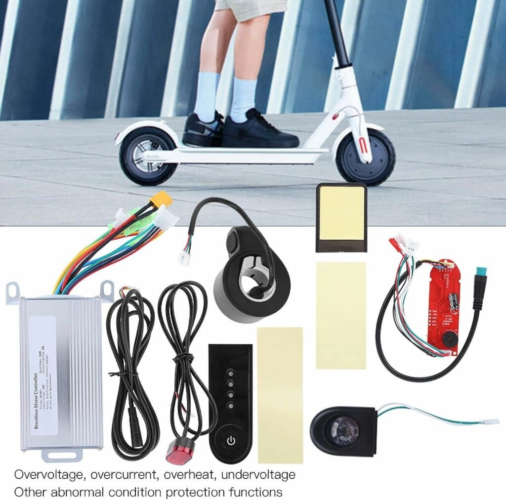 minifinker Electric Motor Brushless Controller Kit, High Performance 32‑bit MCU Controller Kit E-Bike Scooter Controller for M365 Electric Scooter