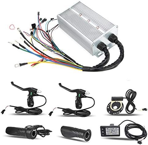 Motor Controller Kit, 36V/48V 1500W Electric Brushless Controller LCD Panel Kit for E-bike Electric Bike Scooter, Electric Motor Control, Brushless Controller for Steady Speed, Sensitive Control