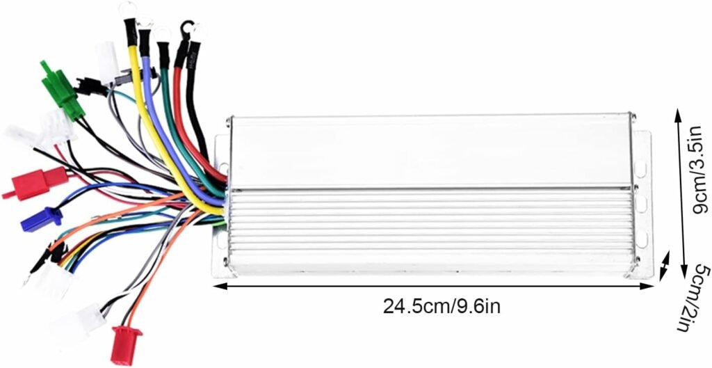 Nimomo Scooter Brushless Motor Controller, 36V/48V 1500W E Bike Motor Controller for Electric Bicycle