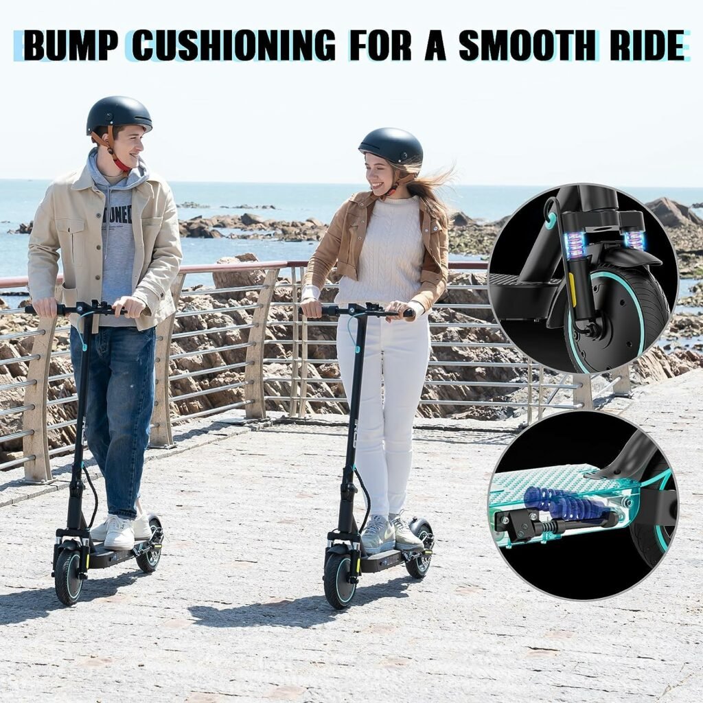 RCB Electric Scooter Adult,Long-Range E-Scooter,Max 25km/h,Comfortable Shock Absorption,APP Connectivity,Foldable, Safe Braking System,LED Display,Gift for Adults and Teenagers!