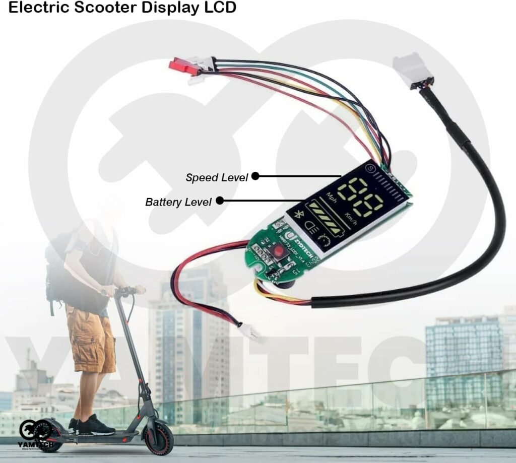 YAMTECH Display Complete Set For AOVO Pro Electric Scooter AOVO E-Scooters complete display set AOVO Pro electric scooter complete display set including all components Display Screen, Green